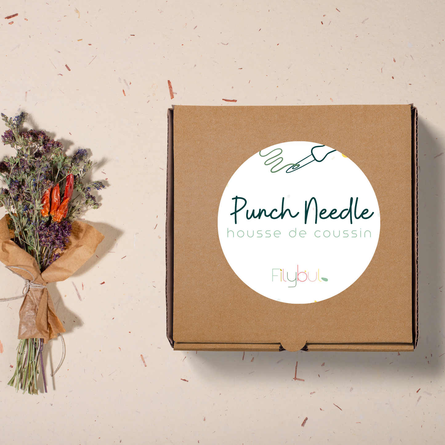 boite creative filybul punchneedle housse