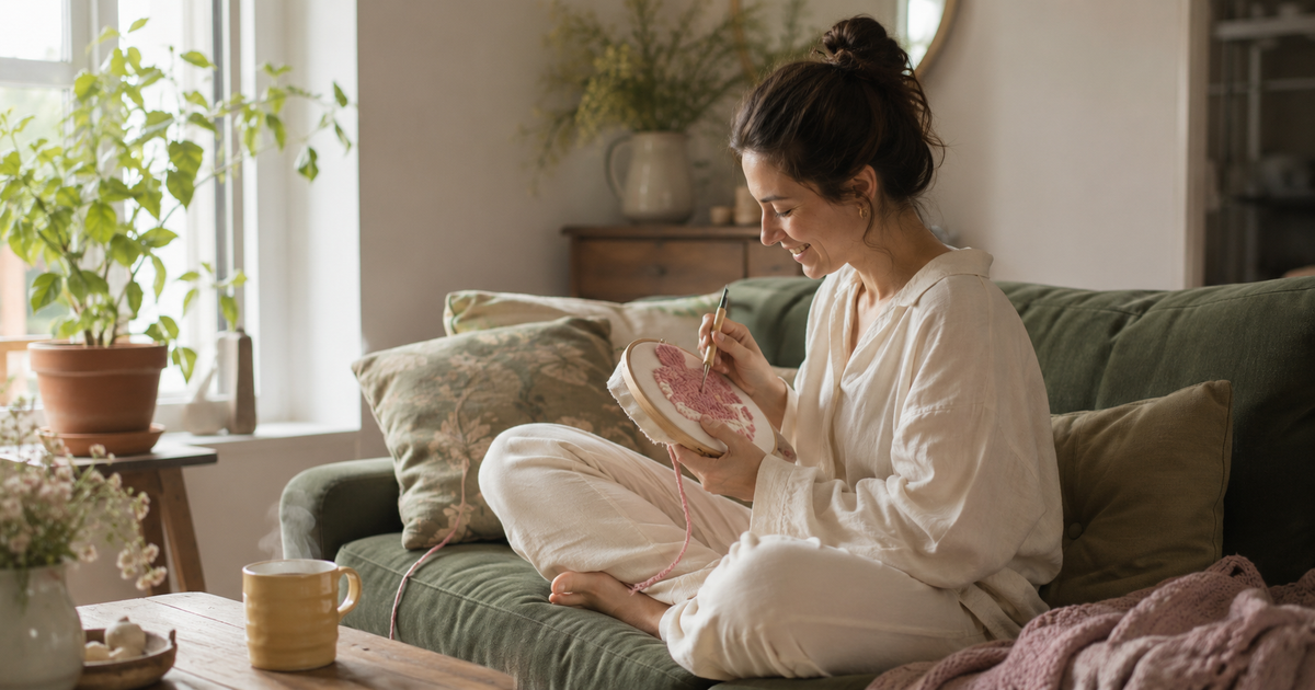 Slow living créatif : pourquoi le fait-main fait tellement de bien (en 2026)