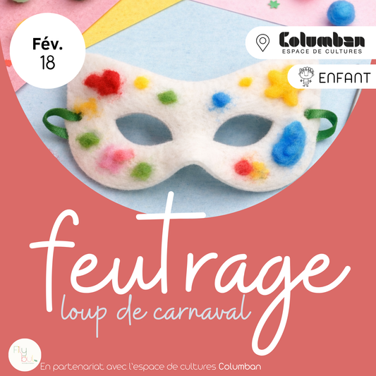 18/02 Atelier créatif spécial carnaval