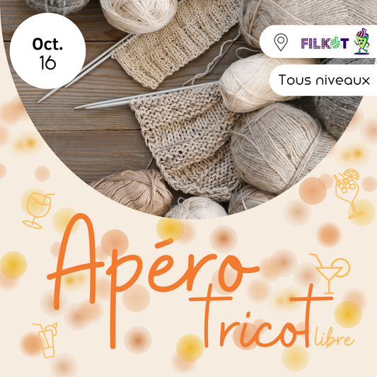 16/10 Apéro Tricot Libre - Filkot (Namur)