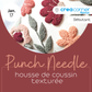 17/01 Punch Needle : housse de coussin texturée - CREACORNER (Namur)