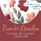 24/01 Punch Needle : housse de coussin texturée - CREACORNER (Wavre)
