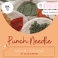 12/10 Punch Needle : sous-tasse d'automne - ROSE librairie (Namur)