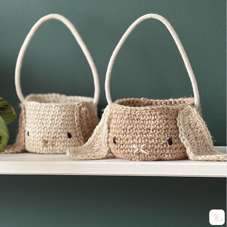 21/03 Crochet : panier lapin de Pâques en corde - CREACORNER (Wavre)