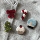 Filybul atelier punchneedle broche Noel