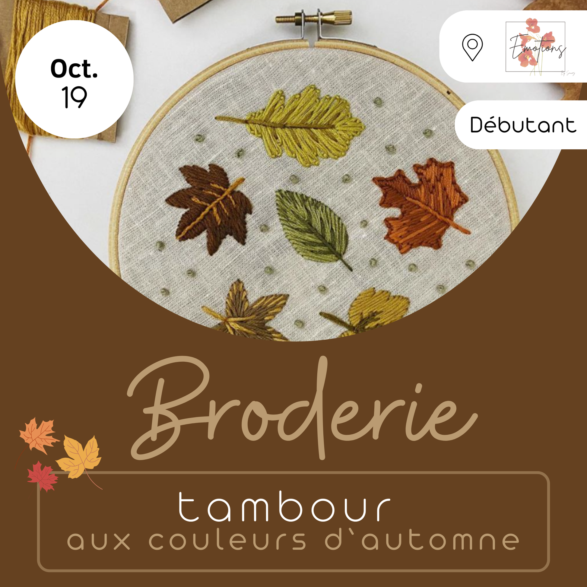 filybul atelier broderie tambour automne emotionsbysaucez