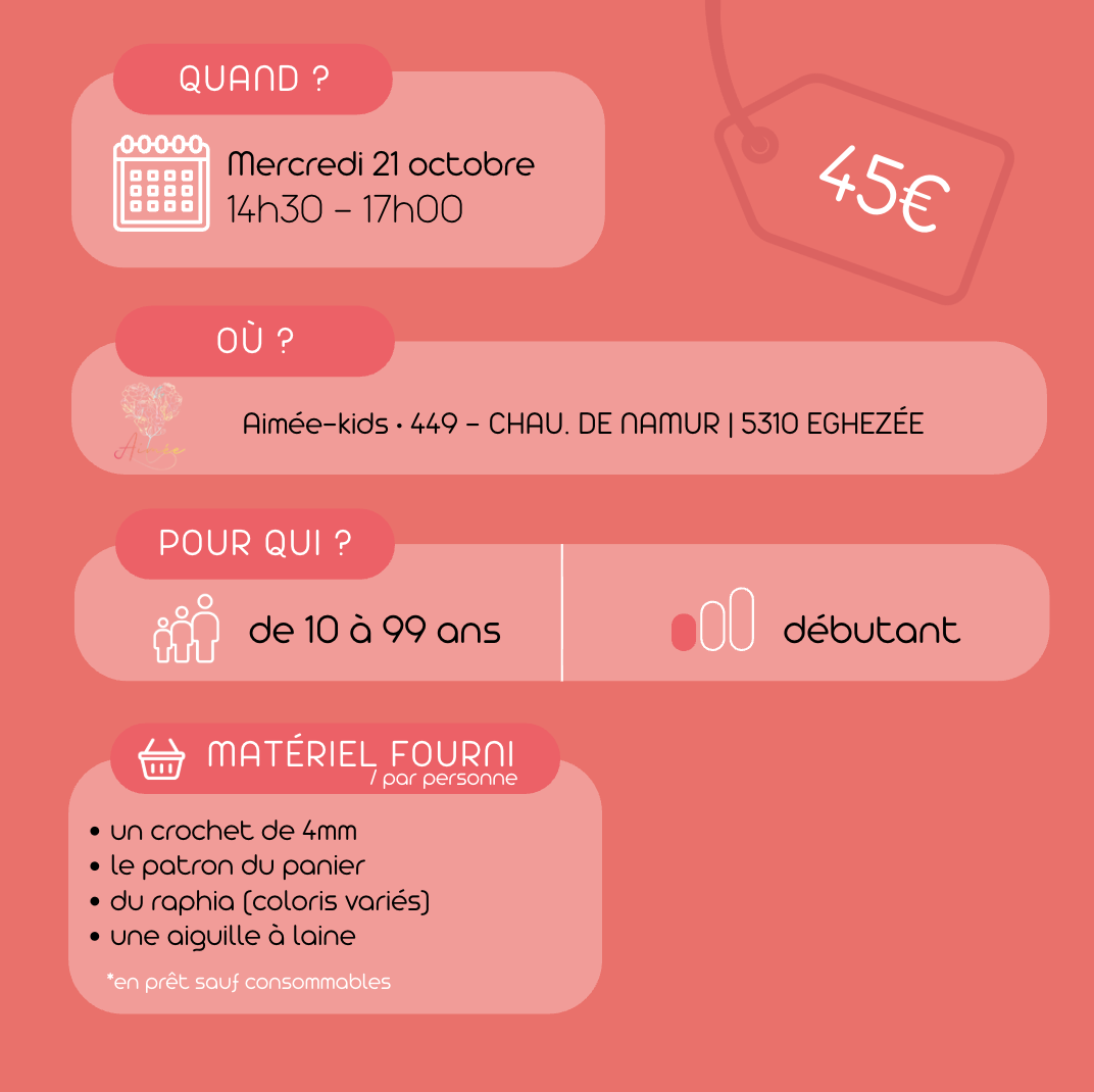 filybul_atelier_crochet_debutant_panier_decoratif_raphia_eghezee_aimeekids_info