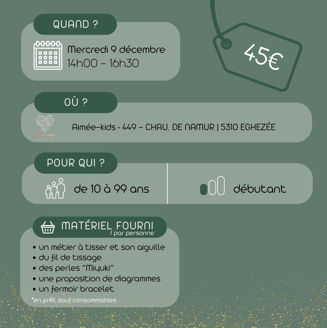 filybul_atelier_tissage_perles_bracelet_fetes_eghezee_infos