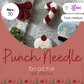 30/11 Punch Needle : broche de fêtes - Chic une deuxième vie (Jambes)