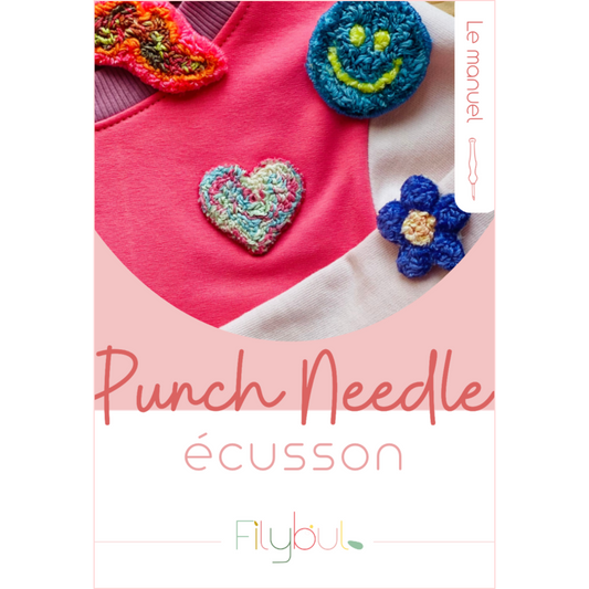 manuel creatif filybul punchneedle ecusson