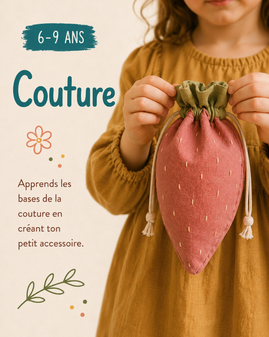 stage creatif filybul 6-9ans profondeville couture