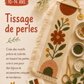 stage créatif été filybul 10-14ans profondeville tissage de perles